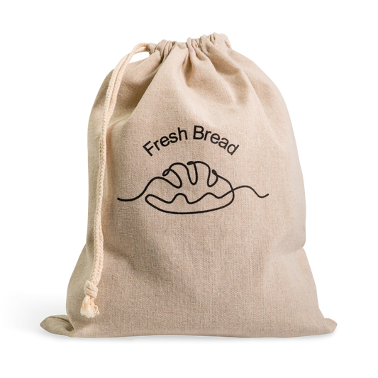 Reusable Bread Bags for Homemade Bread | Linen Bread Storage Bags for Sourdough Loaves (3 Pack)